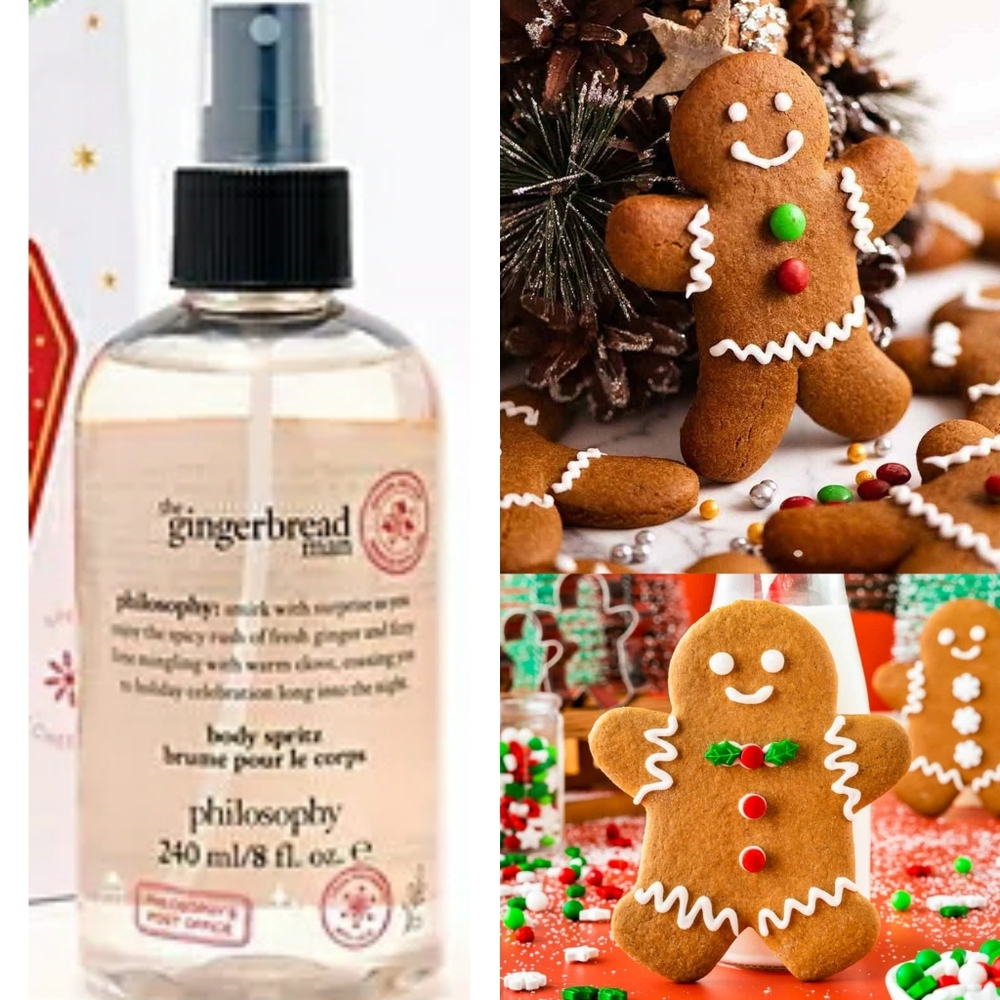 🍪Body Idea🍪BN SEALED LE Philosophy Mega Size 8.0 OZ GINGERBREAD MAN Body Scent